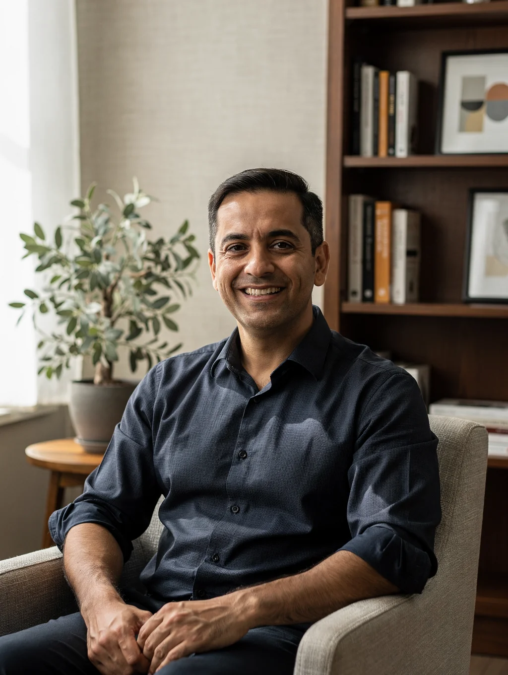 Alex Rivera lead therapist at Harmony Wellness Center